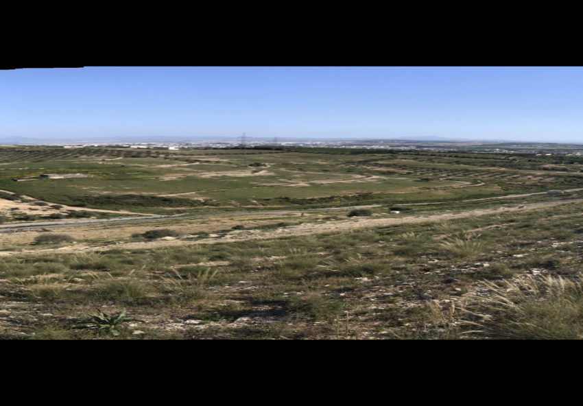 Terrain à chabbaw vue panoramique sur tunis