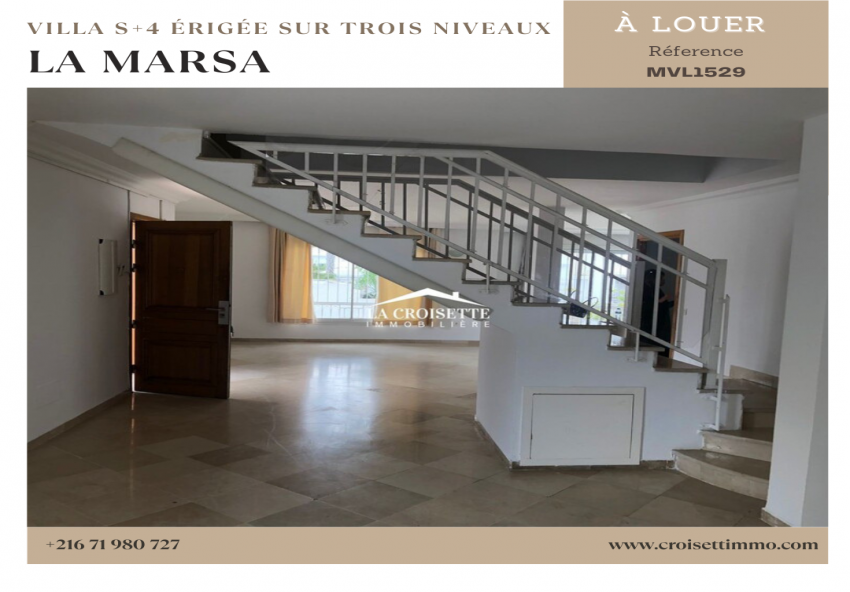 Villa S+4 à La Marsa - MVL1529