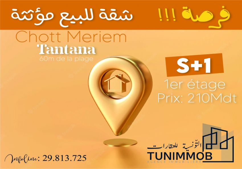 A #vendre #appartement_S1 Meublé à Tantana