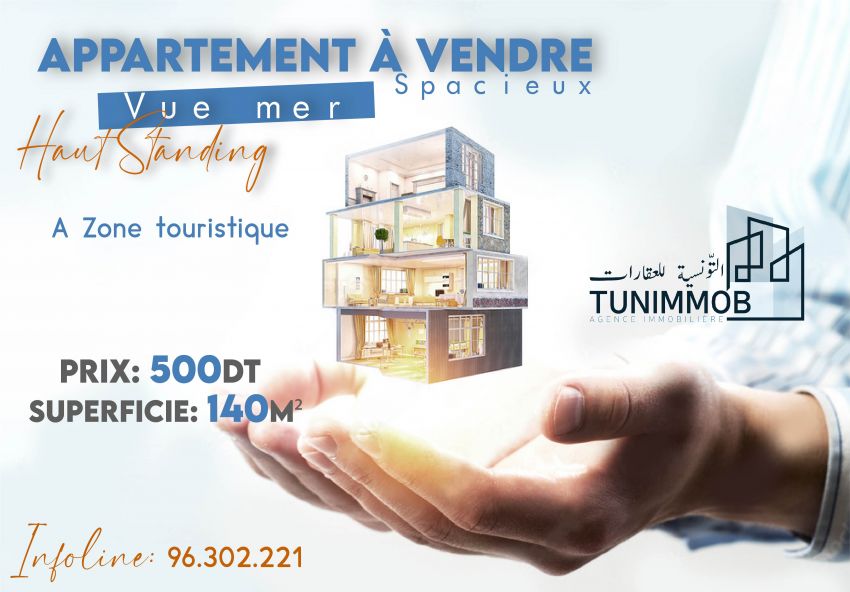 A #vendre #Appartement_vue_mer  à sousse