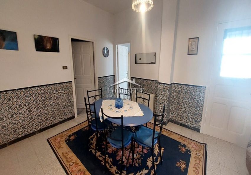 Etage de villa S+2 Meublé Avec Terrasse à Sidi Bou Saïd MEL0483