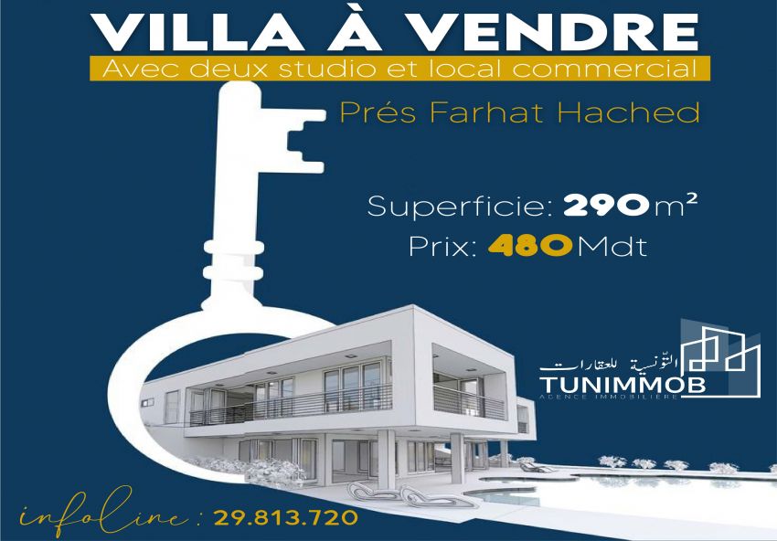 A #vendre une #villa à sousse ville