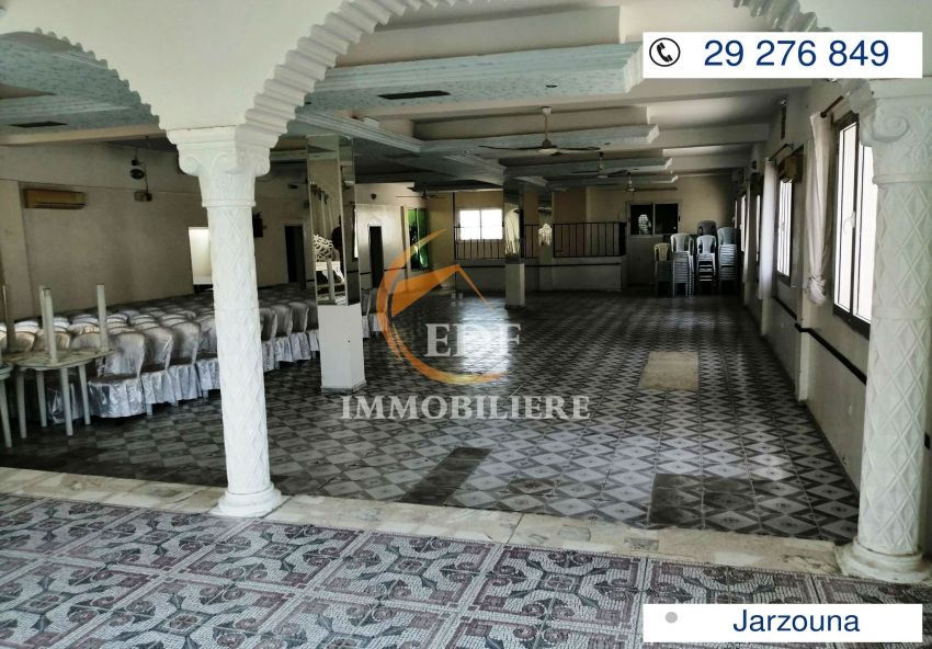Réf 7131 : salle des fêtes à louer à Jarzouna Bizerte