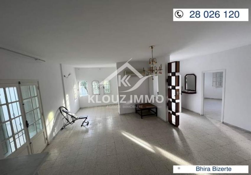 Vente une maison  située à Bhira  Bizerte