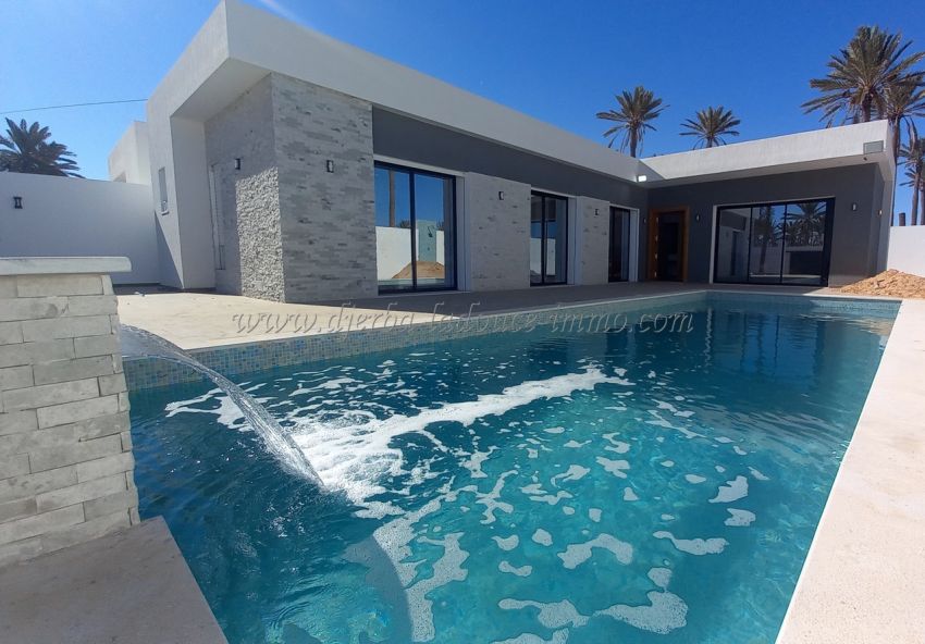 Magnifique Villa avec piscine pour location annuelle à Mgrasa - Djerba
