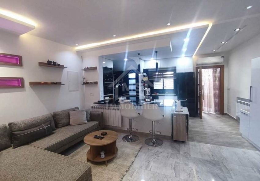 Appartement meublé S+2 RDC tout neuf à vendre à Hammamet