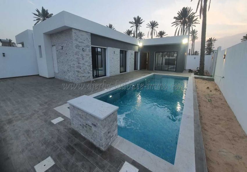 Magnifique Villa avec piscine pour location annuelle à Mgrasa - Djerba