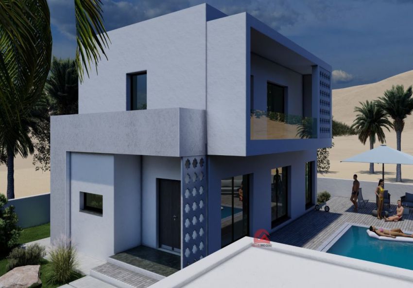 Modèle de Plan à construire en Djerba Houmt Souk -Réf P600