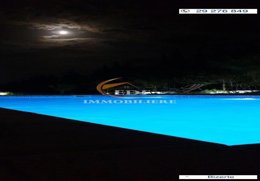 Réf 5478 : Charmante Villa avec piscine à Bizerte