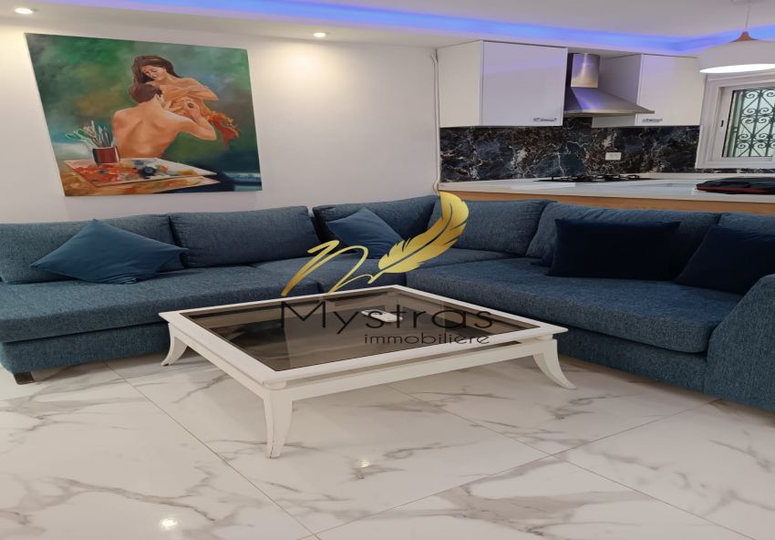 A louer un Appartement S+1 meublé à Gammarth Supérieur