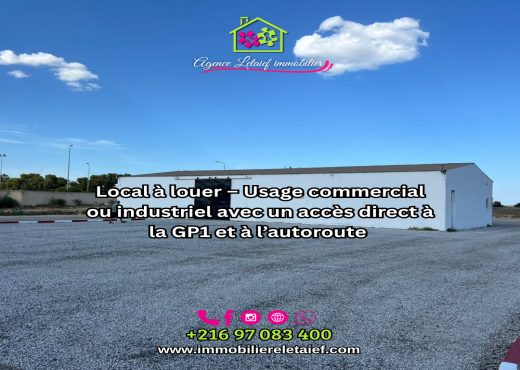 📢 Local à louer – Usage commercia