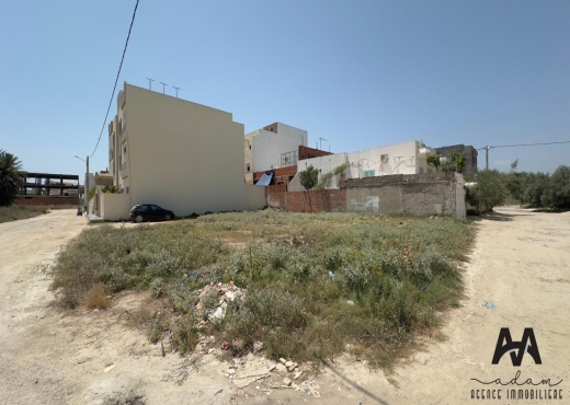 Terrain de 492 m² R+2 à Bni Khiar