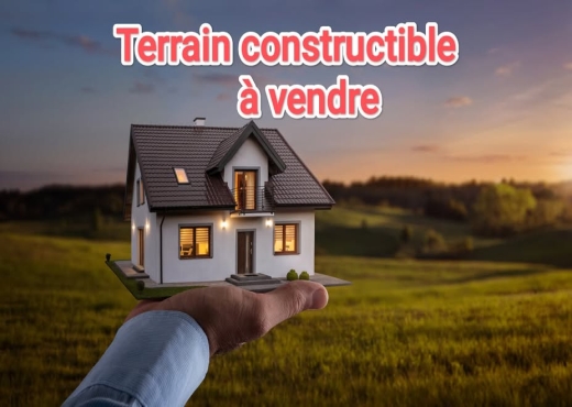 Terrain constructible R+2
