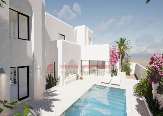 VILLA À DJERBA - TITRE BLEU - ZU