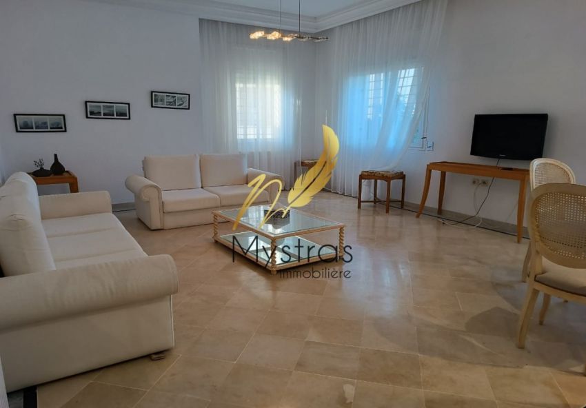 A louer un appartement s+2 meublé au cœur de la Marsa