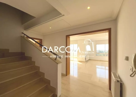 Duplex s+4 vue dégagée soukra parc