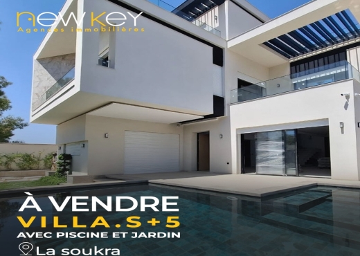 A Vendre Villa d'exception Soukra