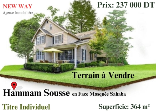 Terrain  à Hammem Sousse
