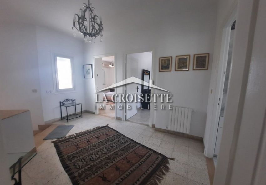 Villa S+3 meublée à La Marsa MVL0694