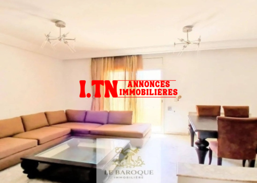 À louer Appart S+2 meublé Route La Marsa