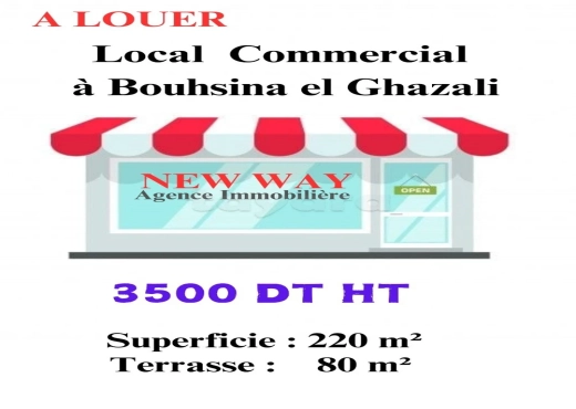 Local Commercial à Bouhsina