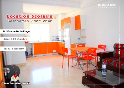 à louer appartement s+1 rz ayed