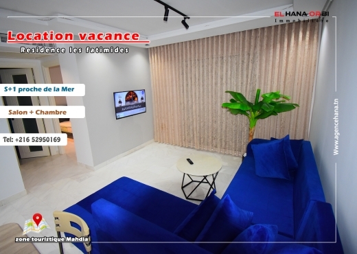 Location De Vacance S+1 neuf
