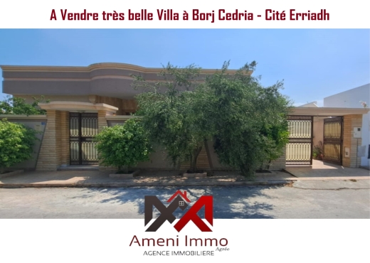 Villa s4 Cité Erriadh Borj Cedria