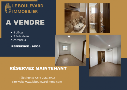 étage composé de trois appartement