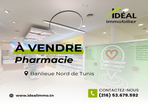À VENDRE | Pharmacie – Banlieue No