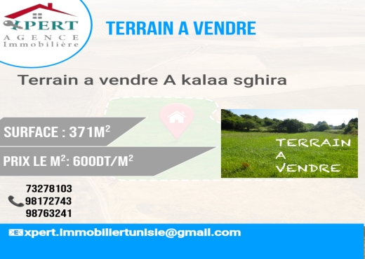 Terrain a vendre