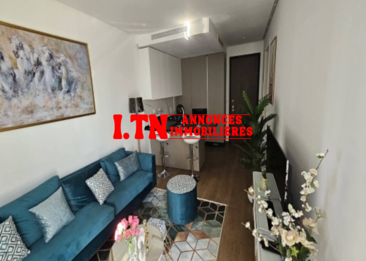 A louer Appart S+1 Meublé Jardins de Carthage