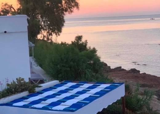 Étage de villa à À Louer à NABEUL - Kelibia pied dans l'eau