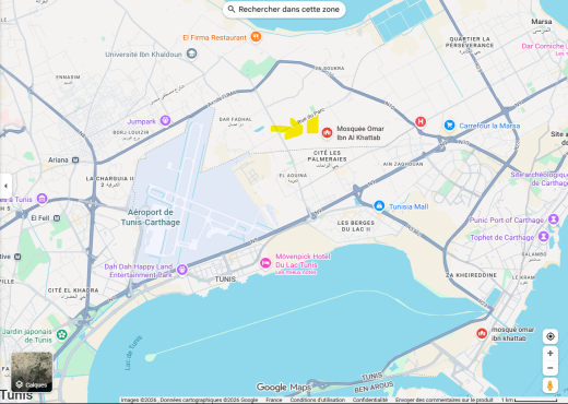 Aouina - Tunis : terrain à vendre