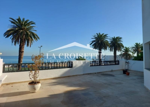 Appartement s+3 Vue Mer à la Marsa