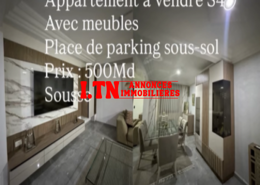 A vendre Appartement S+4 Sousse Khezema