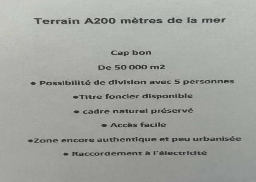 terrain à À Vendre à NABEUL - OFFRE EXCEPTIONNEL
