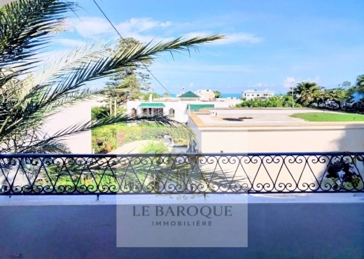 À louer – Étage de villa S+3 à La Marsa Corniche