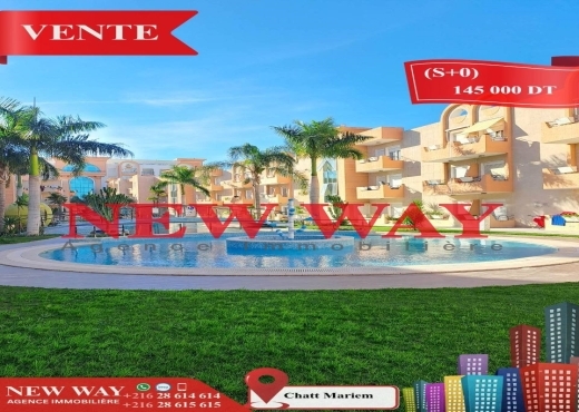 (S +0) avec meubles à Chatt Mariem, Prés de la mer