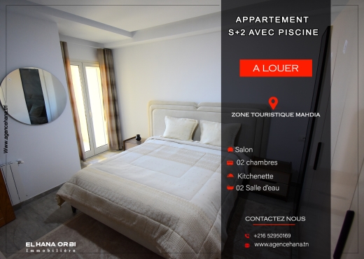 louer pour Toute l’année s+2 neuf