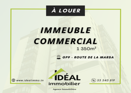 AL Immeuble 1350m² - GP9 La marsa