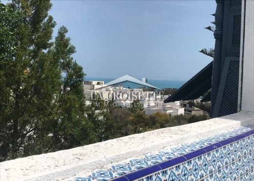 S3 meublé vue sur mer à Gammarth