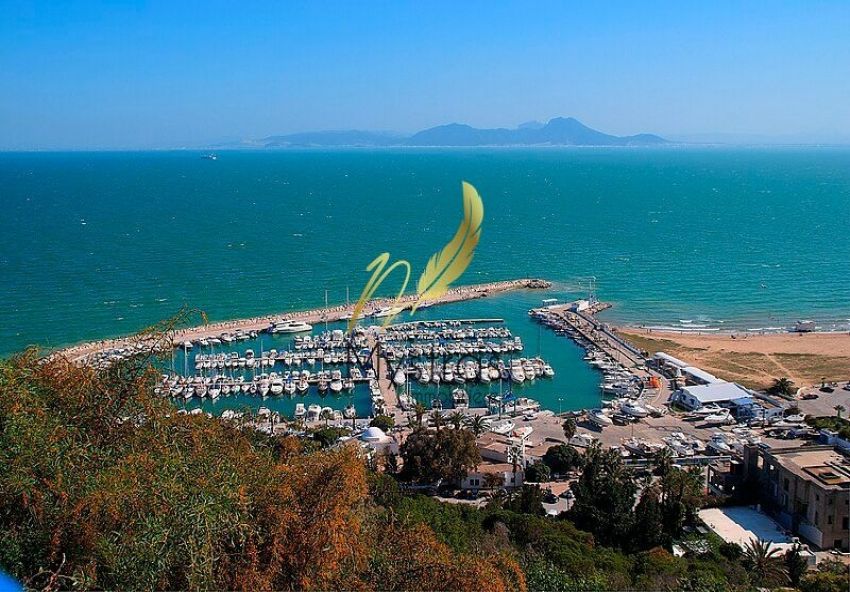 A louer un appartement meublé S+2 vue port à sidi bousaid