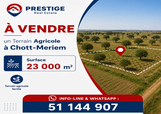 terrain à À Vendre à SOUSSE - À vendre un terrain agricole