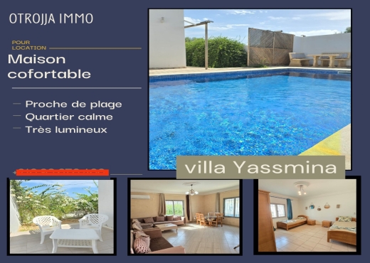 A Louer Villa avec piscine Djerba