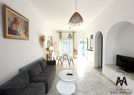 A louer Duplex S3 meublé à Hammame