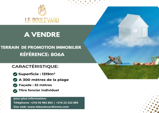 Terrain de promotion immobilière