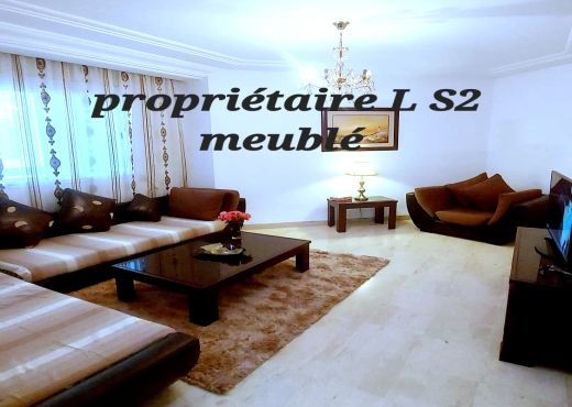 Excellent S+2 meublé proche lac2 p