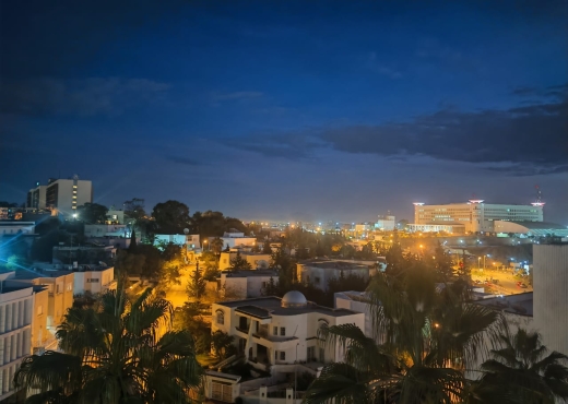 Vue imprenable sur Tunis