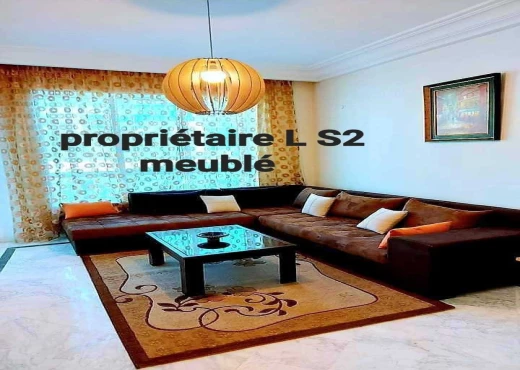 Appartement à À Louer à ARIANA - Excellent Apt S+2 meublé Ennasr2 p